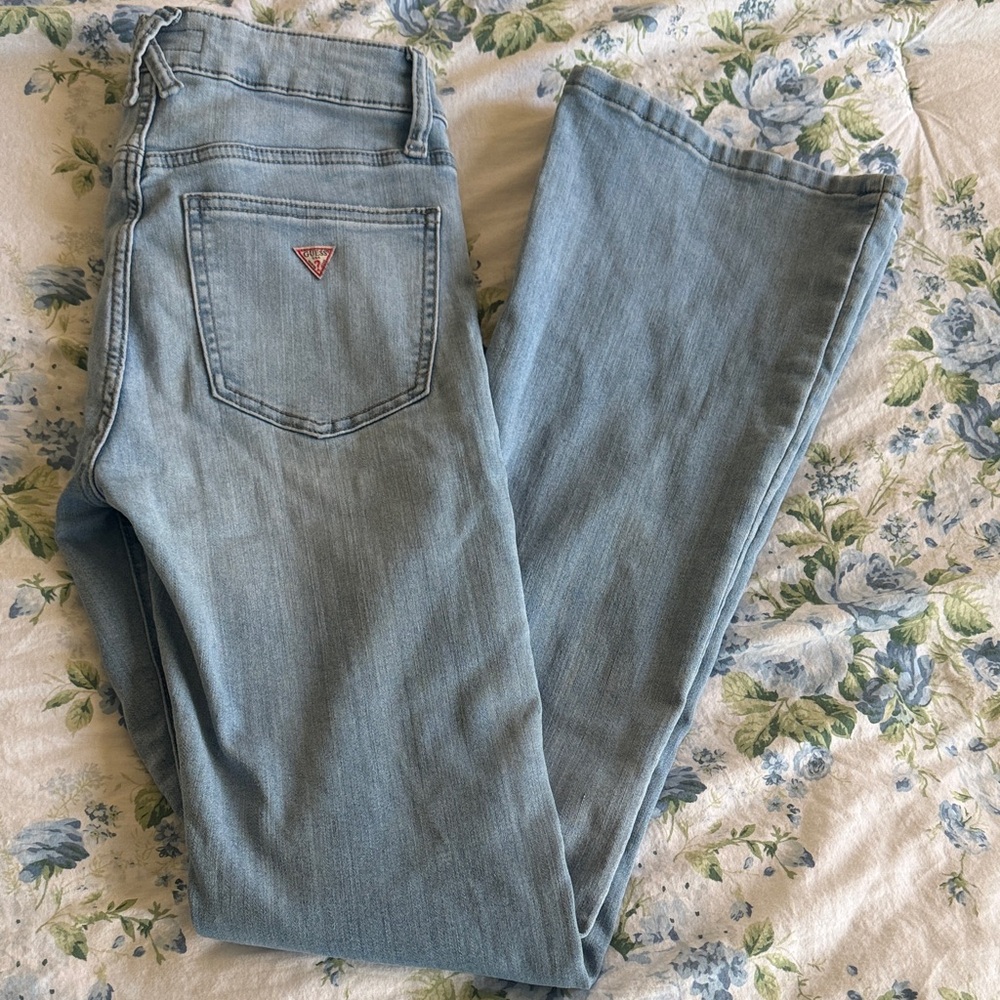 Guess Light Blue Women’s Jeans - Classic boot cut mid rise